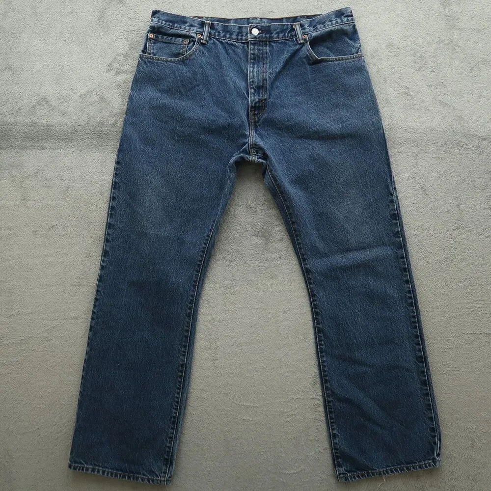 Levi's 517 Jeans Mens 38x32 Blue Regular Bootcut Rigid Denim Pants Medium Wash